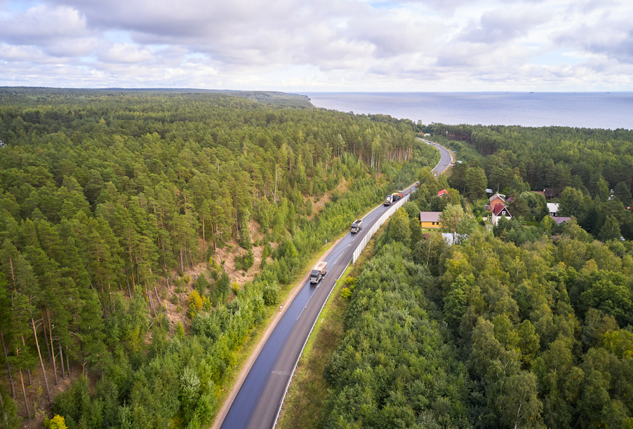 В Ленинградской области обновят еще 13 км Приморского шоссе